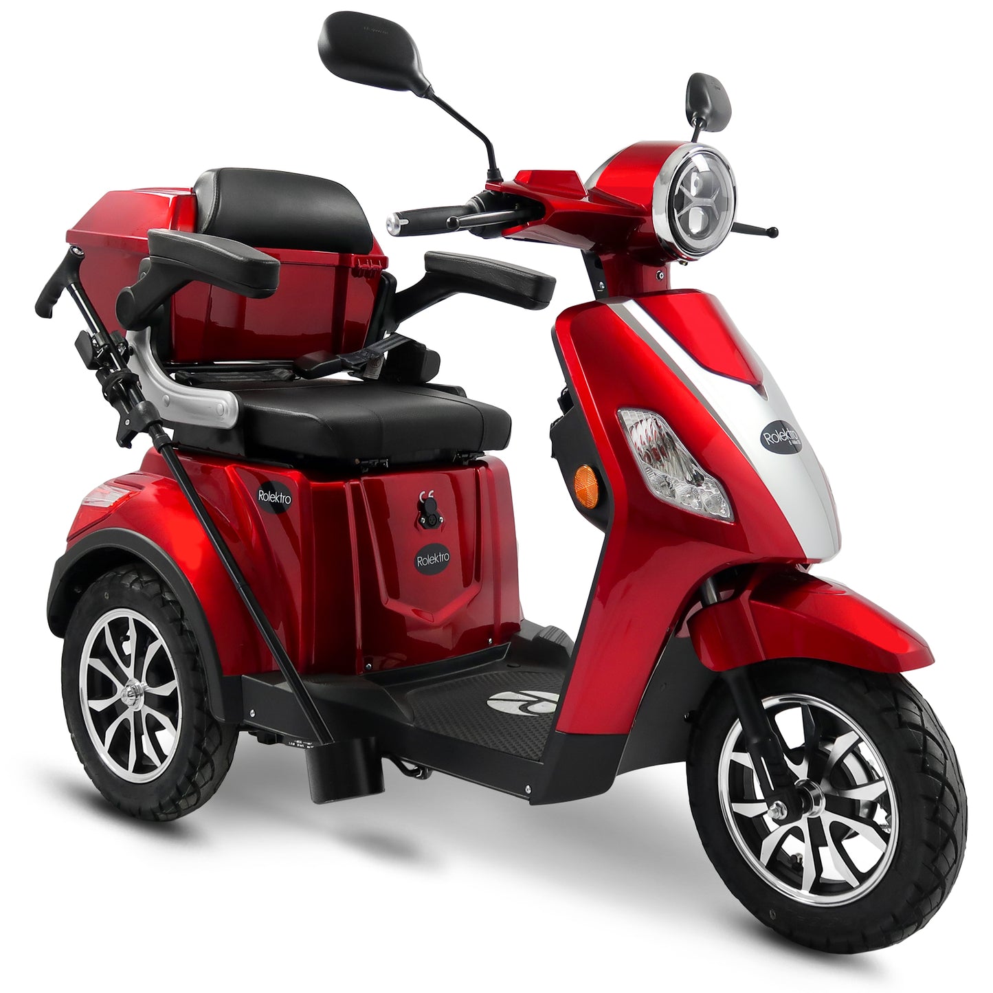 Rolektro E-Trike 25 V.3 Lithium, Rot, 25 km/h