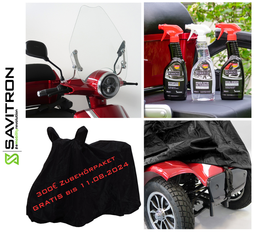 Rolektro E-Quad 25 V.3 Lithium, Rot, 25 km/h